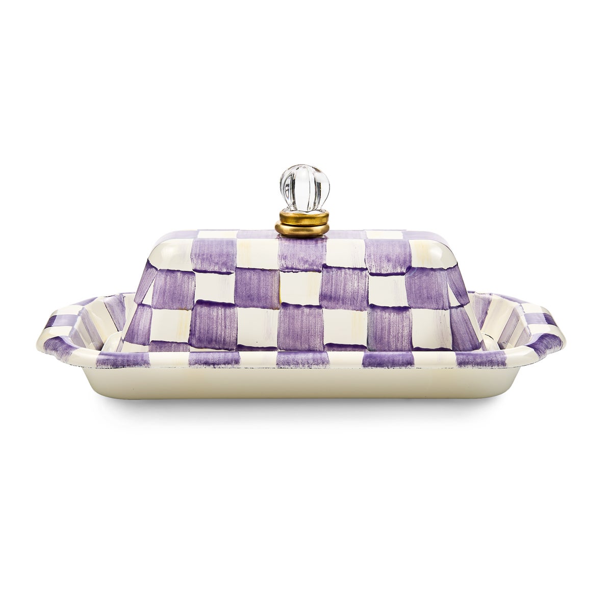 Violet Check Butter Box