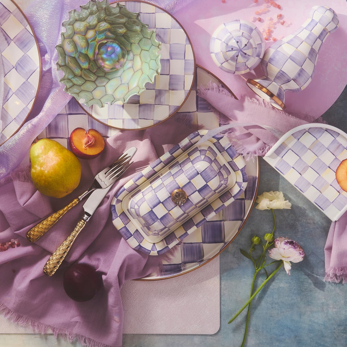 Violet Check Butter Box - Image 2
