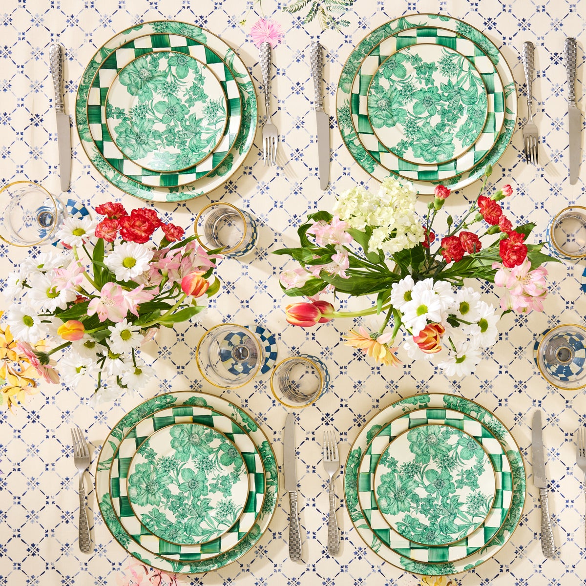 Emerald English Garden Charger/Plate - Image 4