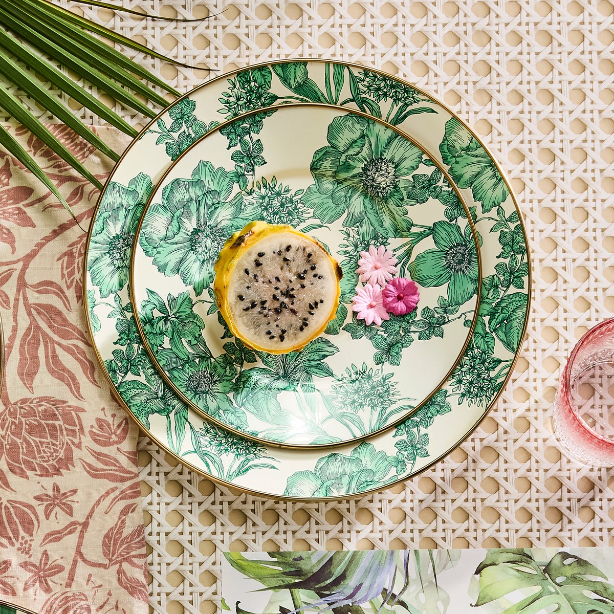 Emerald English Garden Charger/Plate - Image 6
