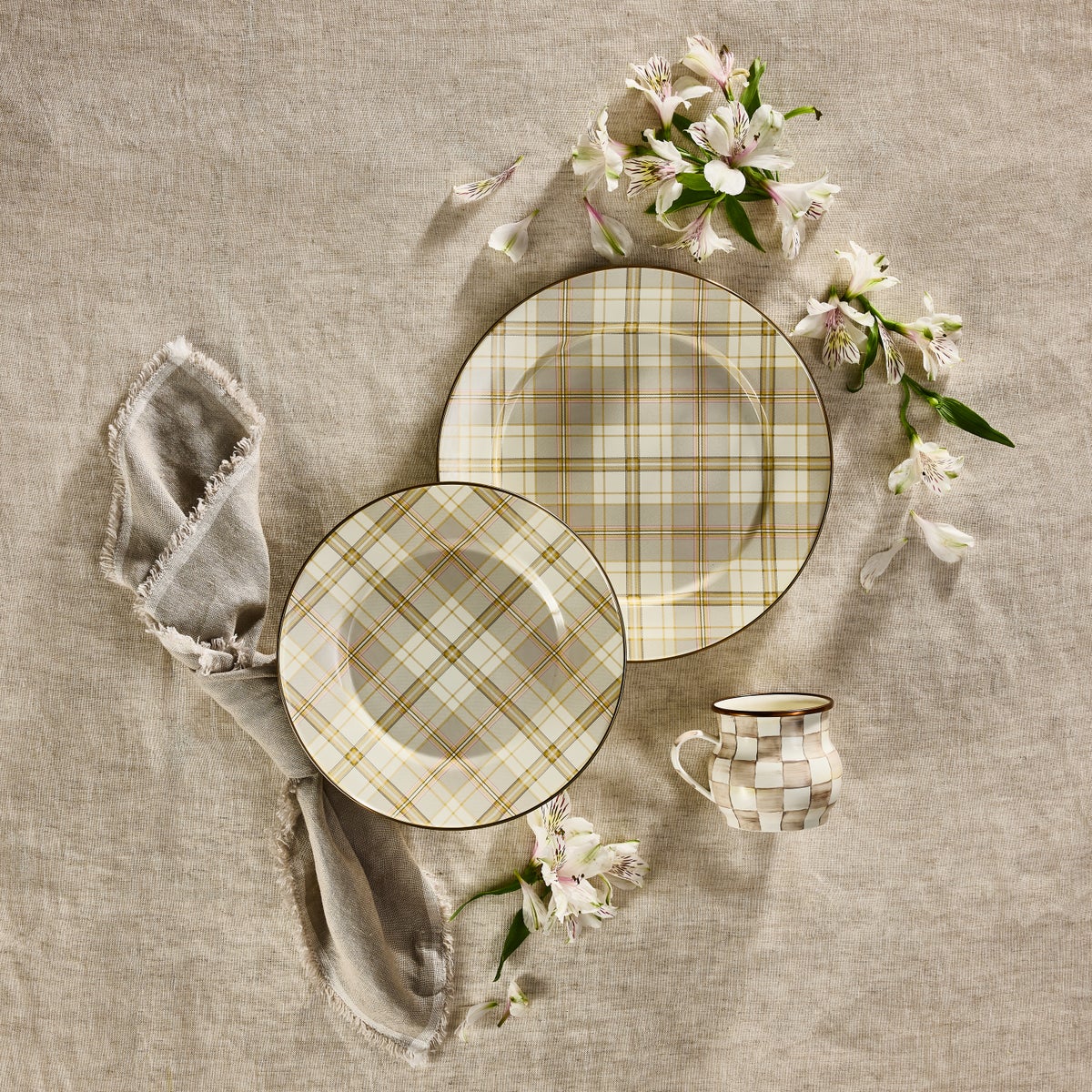 Tartan Latte Charger/Plate - Image 2