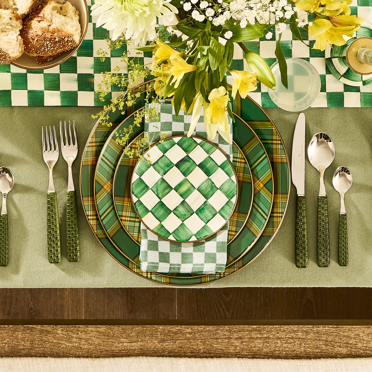 Tartan Green Charger Plate - Image 2