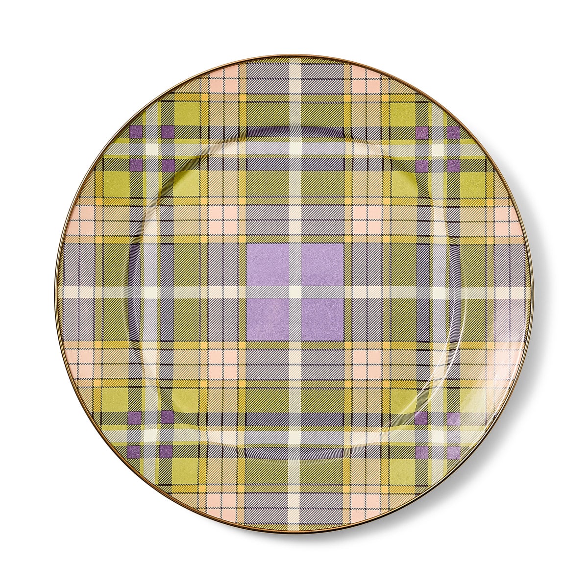 Tartan Violet Charger/Plate