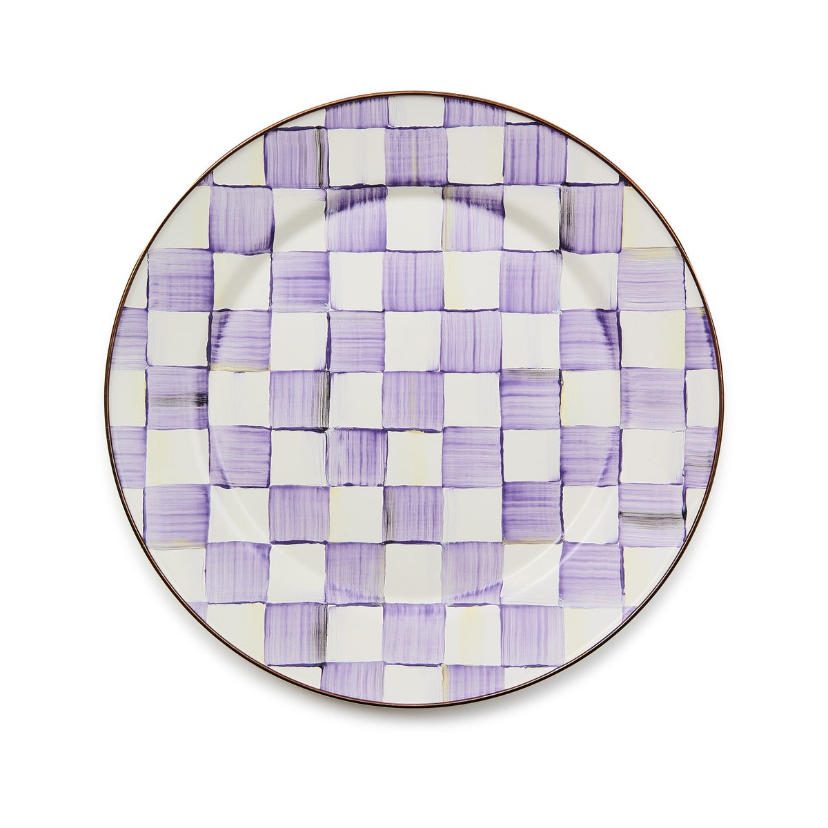 Violet Check Charger/Plate
