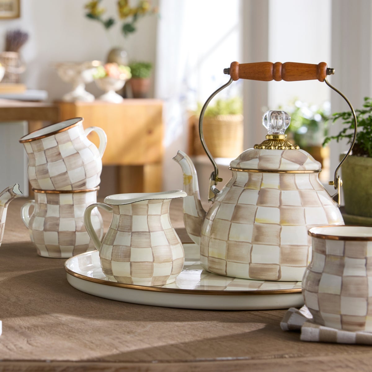 Mocha Check Mug - Image 8
