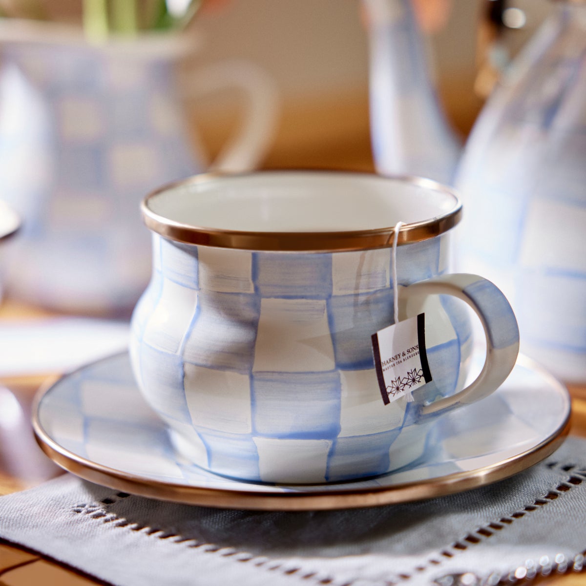 Sky Check Teacup - Image 5