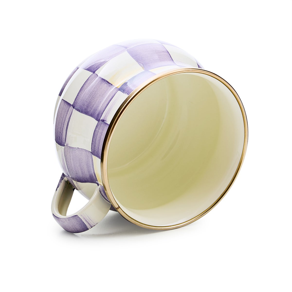 Violet Check Teacup - Image 3