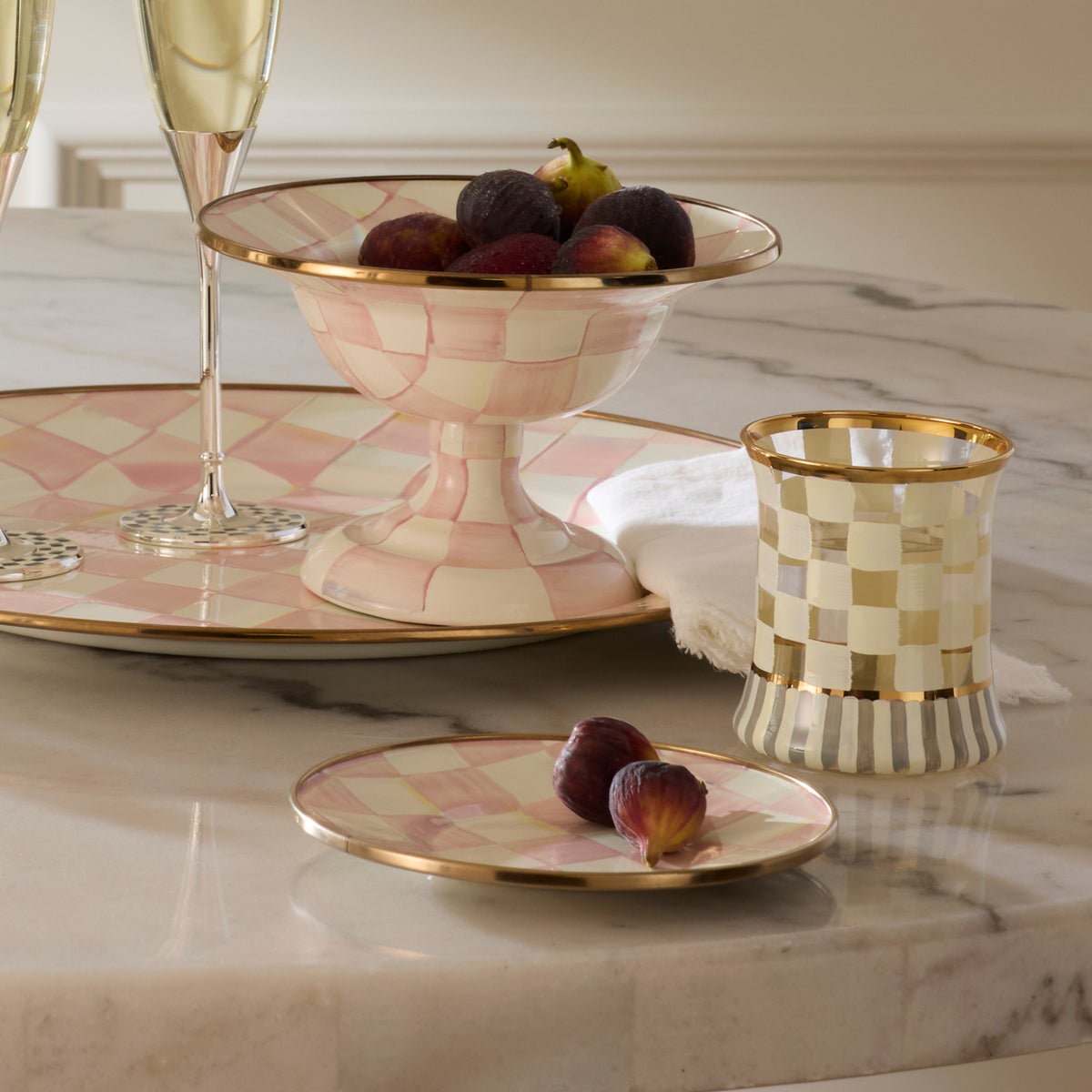 Rosy Check Saucer - Image 4