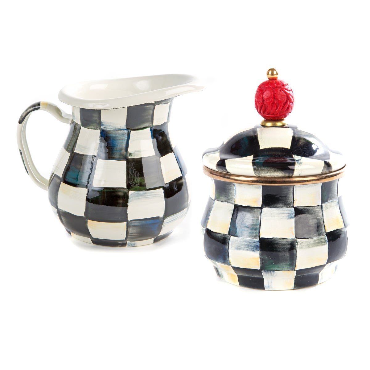 Courtly Check Creamer & Sugar Bowl Set - Image 2