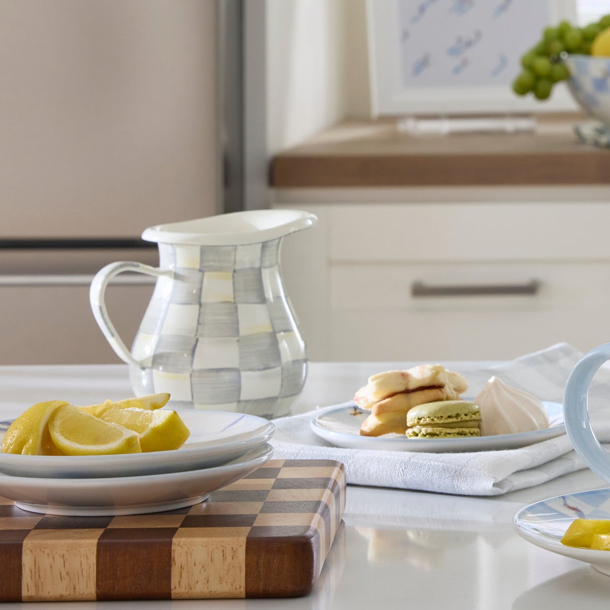 Sterling Check Creamer - Image 4