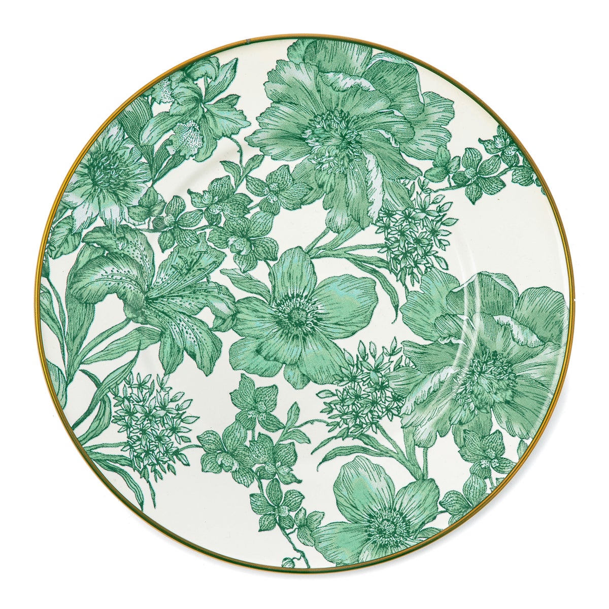 Emerald English Garden Salad Plate