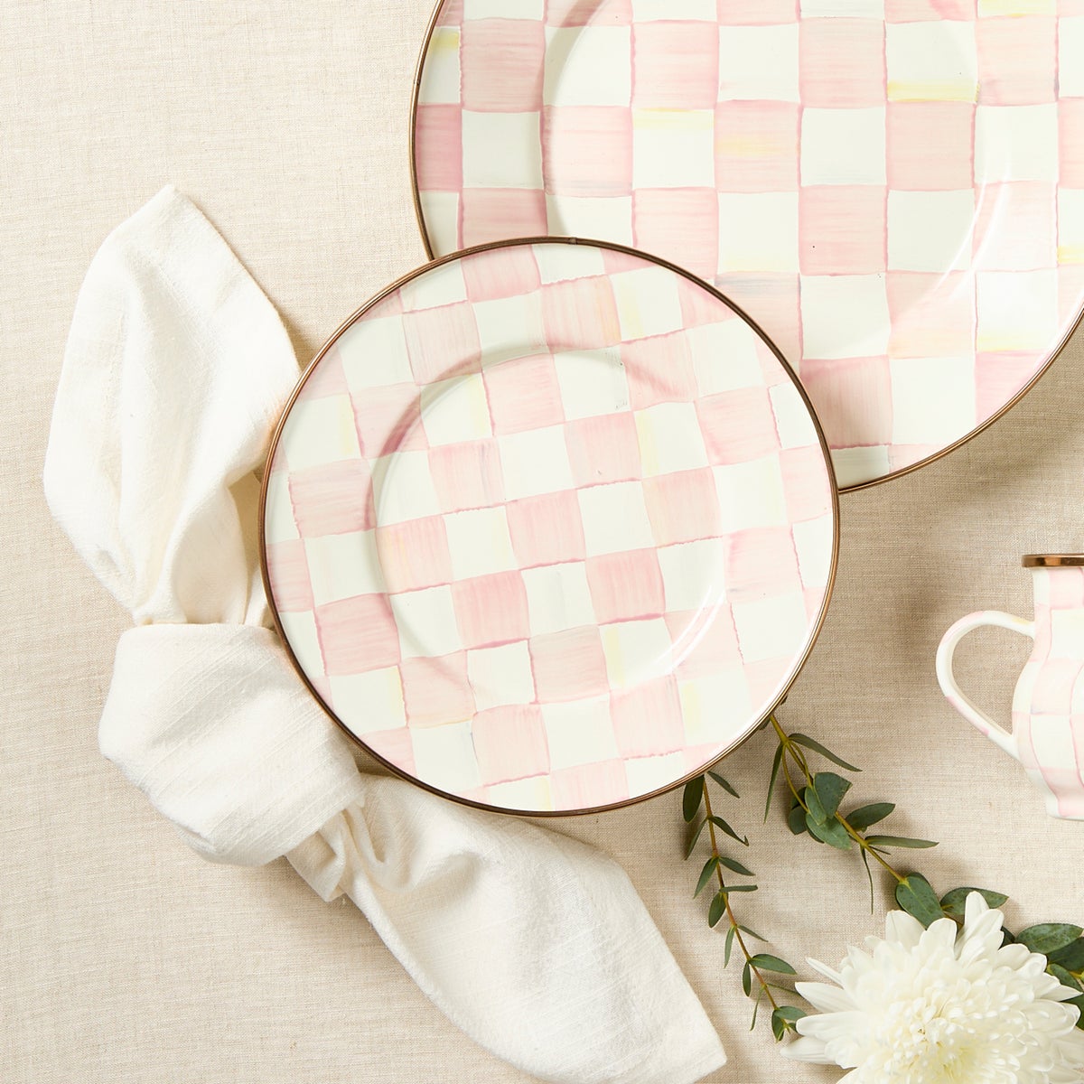 Rosy Check Salad/Dessert Plate - Image 2