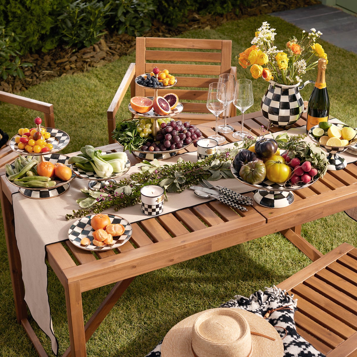 Courtly Check Salad/Dessert Plate - Image 2