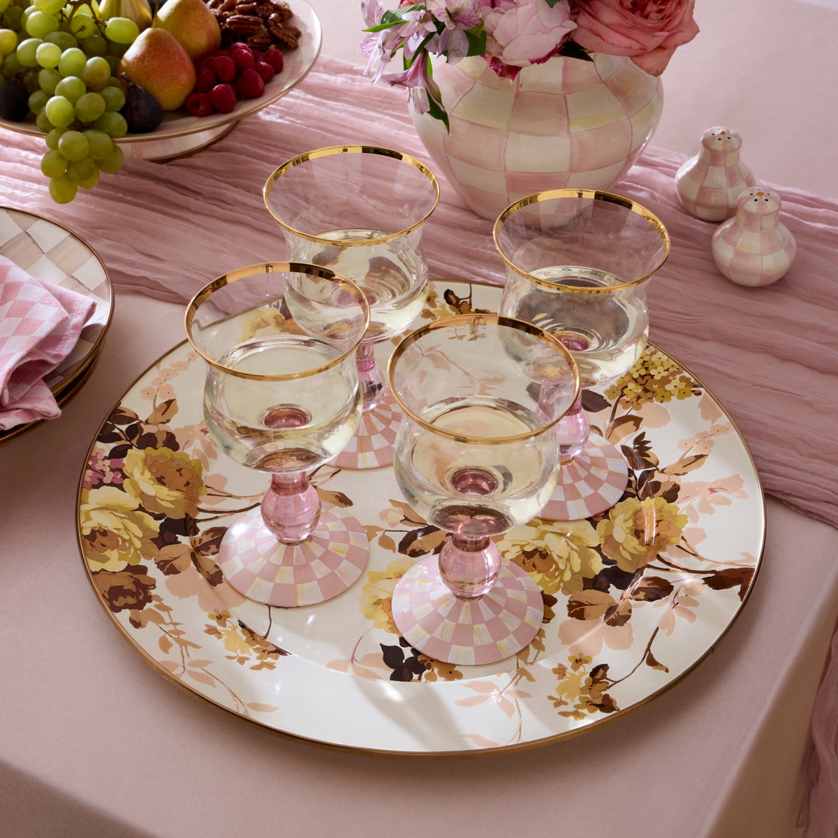 Wild Rose White Serving Platter - Image 5