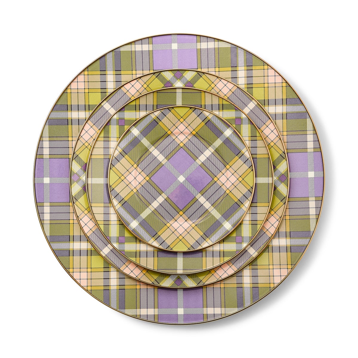 Tartan Violet Serving Platter - Image 2