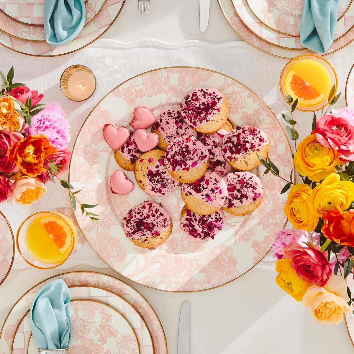 Rosy Check Serving Platter - Image 2