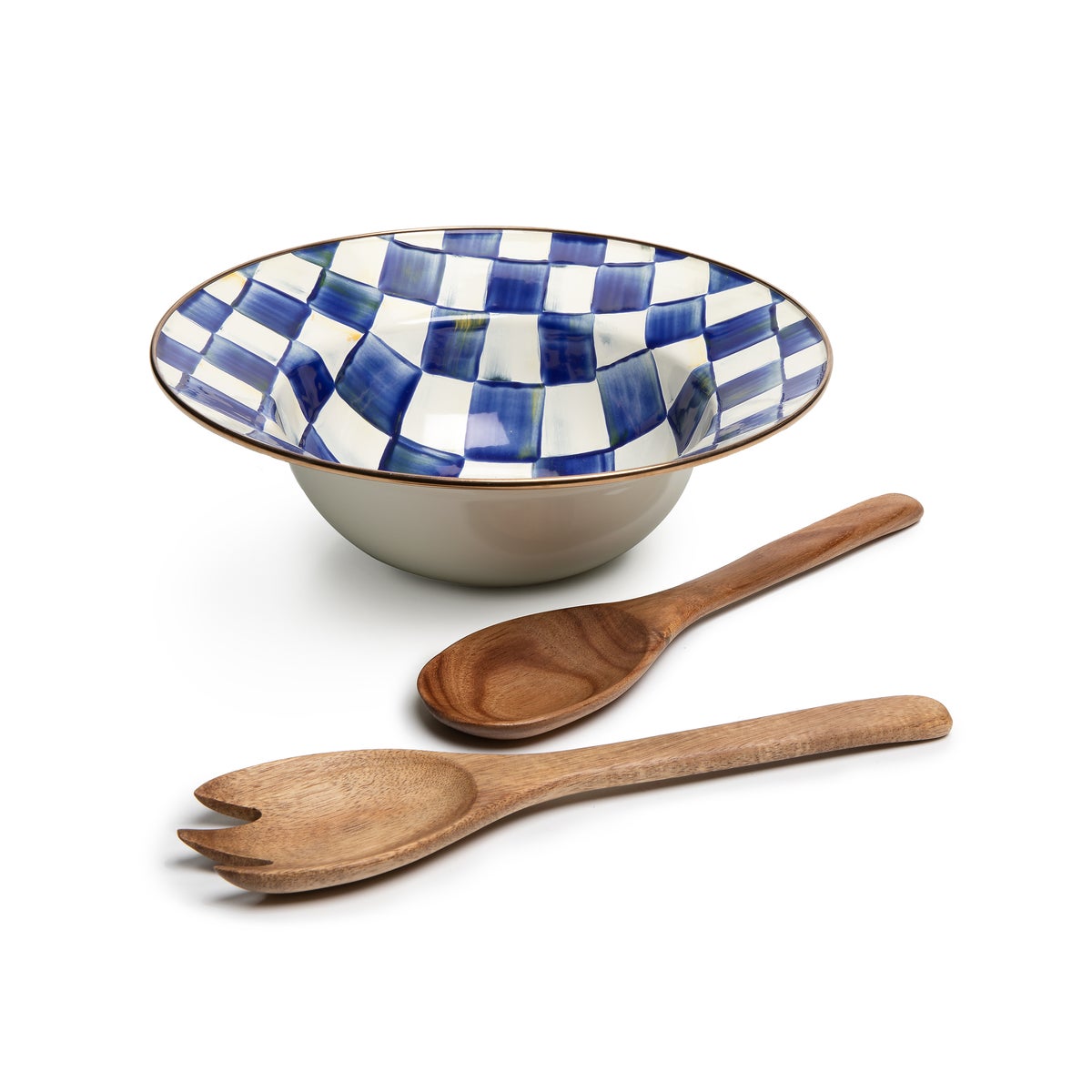 Royal Check Salad Serving Set - Image 2
