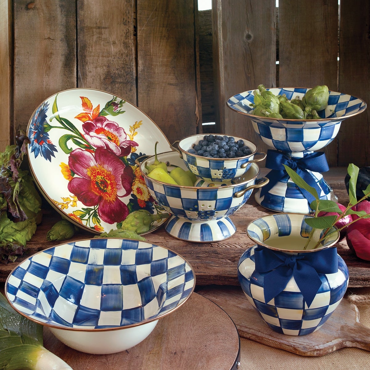 Royal Check Serving Bowl - Image 5