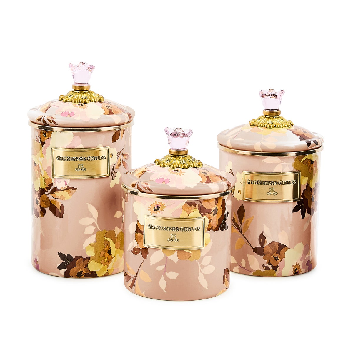 Wild Rose Mauve Small Canister - Image 3
