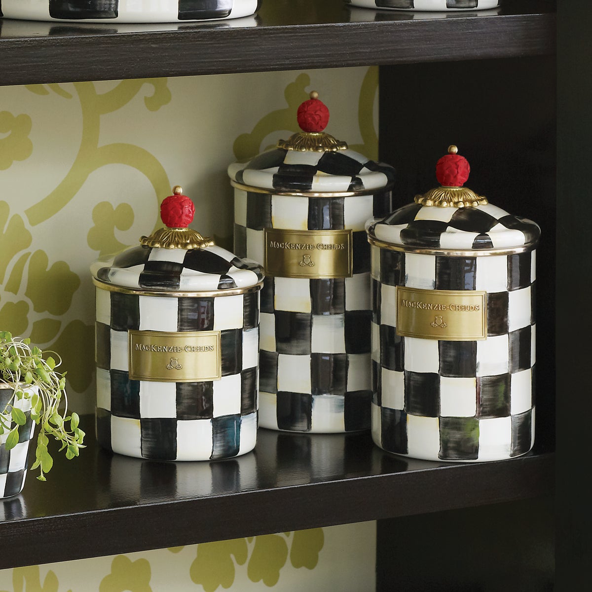 Courtly Check Small Canister - Image 5