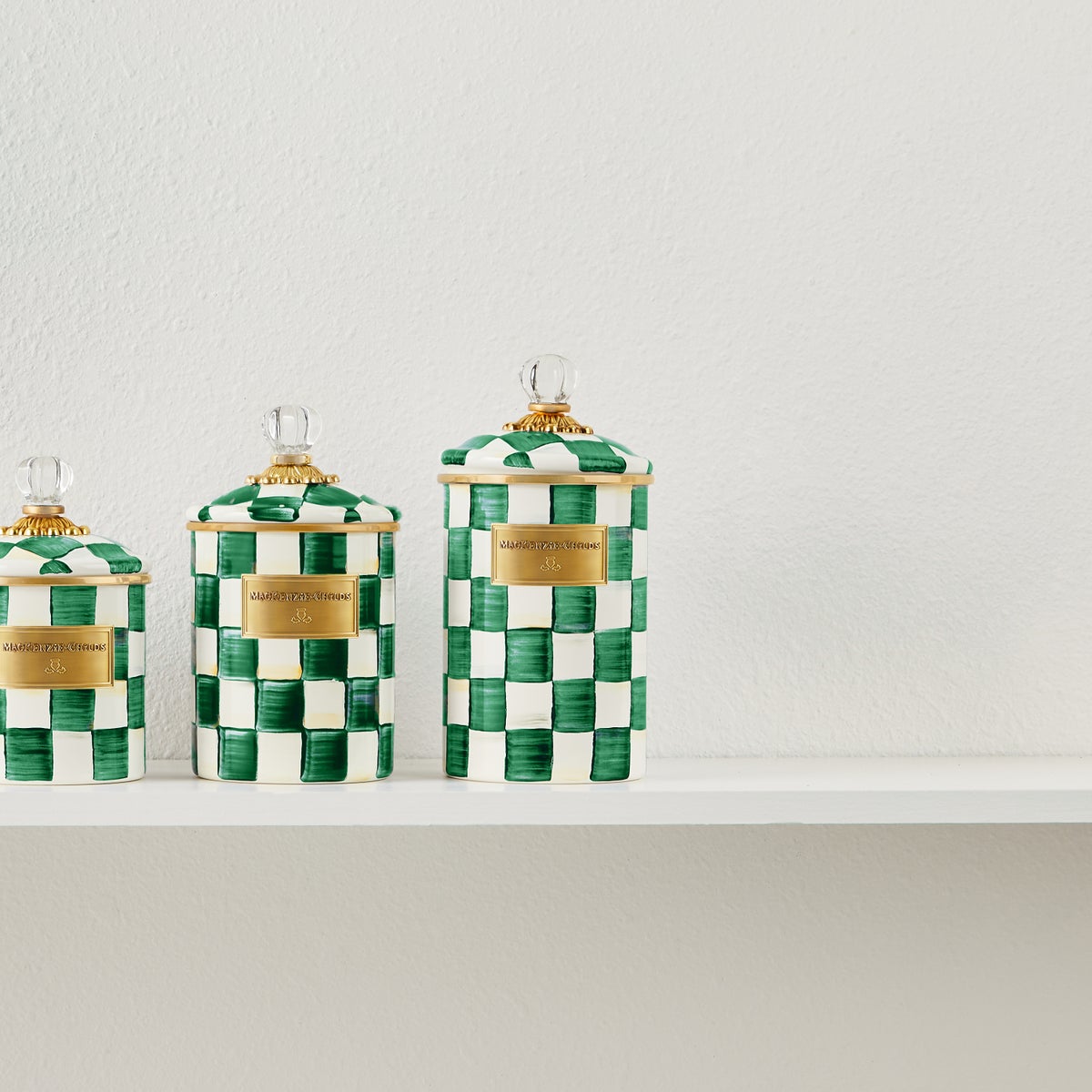 Emerald Check Large Canister - Image 8
