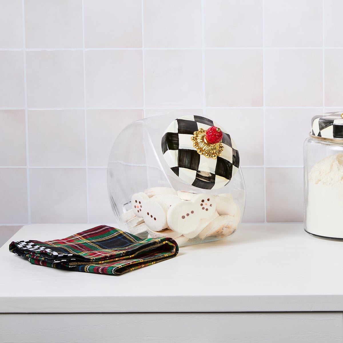 Cookie Jar with Courtly Check Lid - Image 7