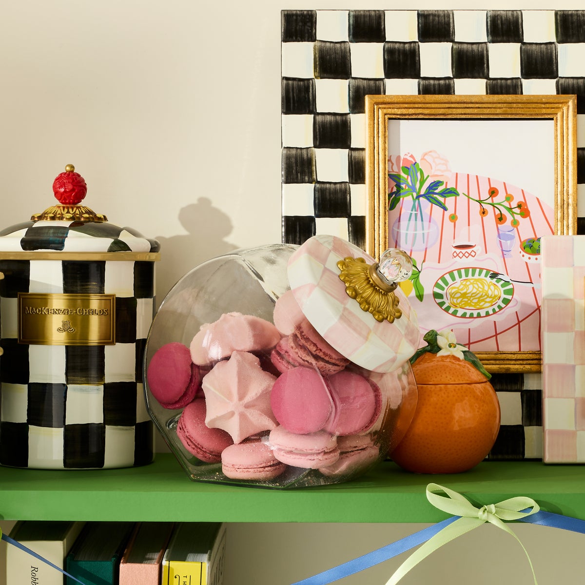 Cookie Jar with Rosy Check Lid - Image 5