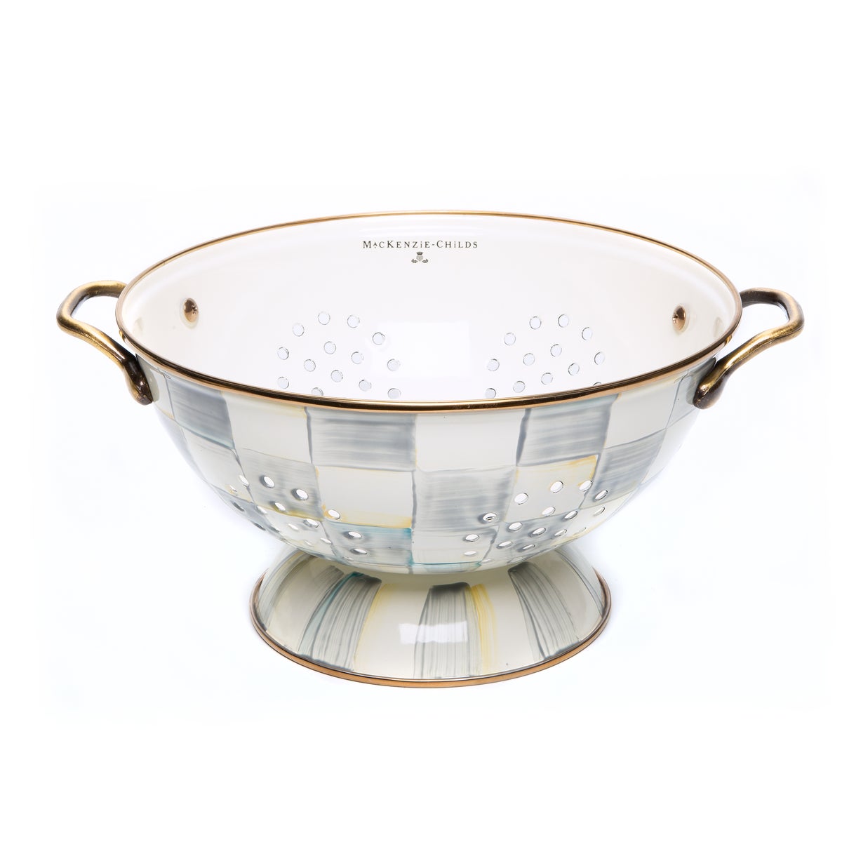 Sterling Check Large Colander