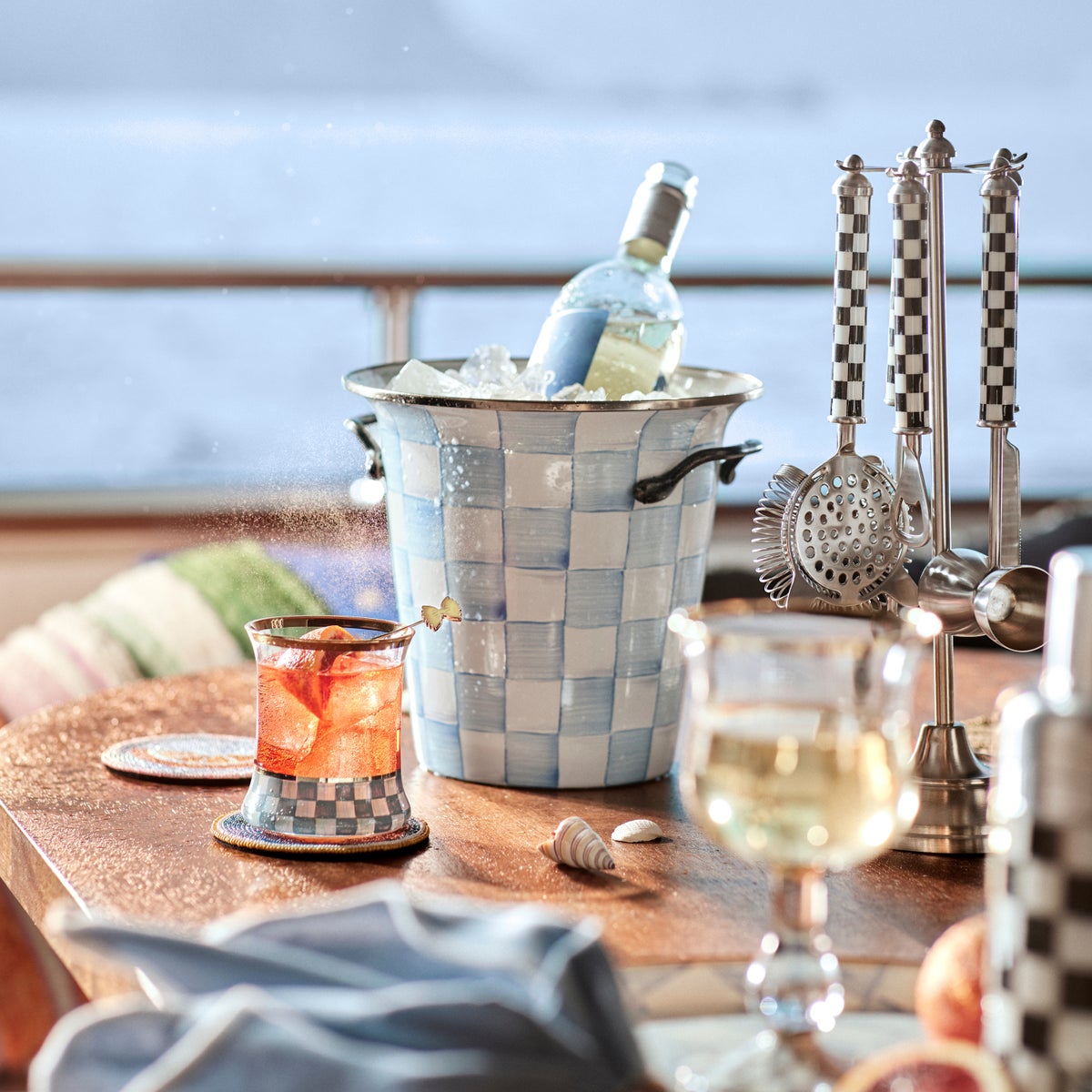 Sky Check Wine Cooler - Image 2
