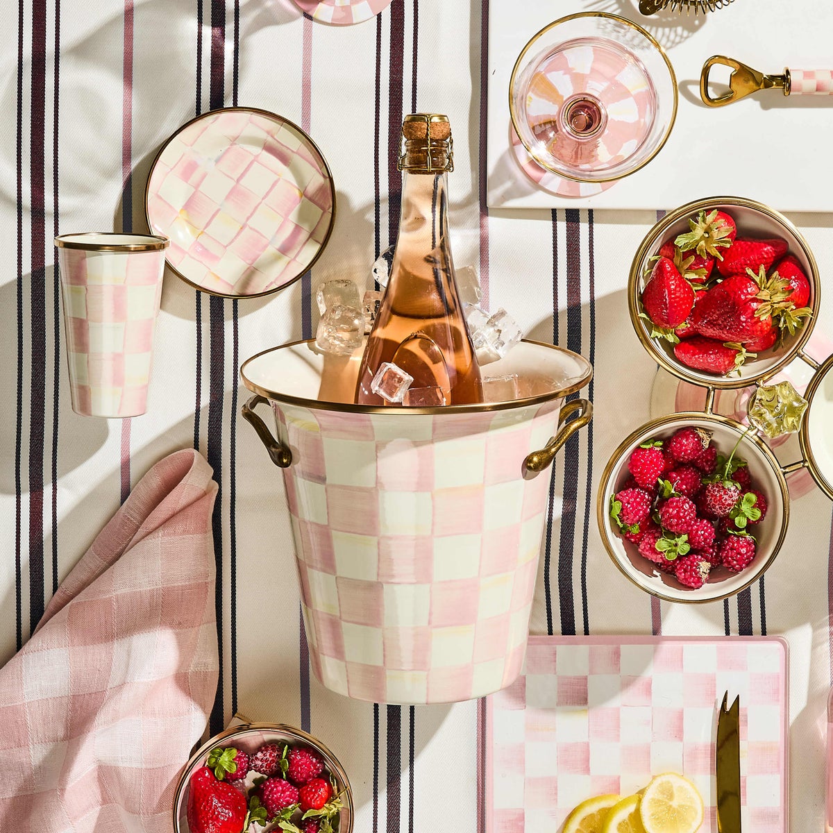Rosy Check Wine Cooler - Image 6