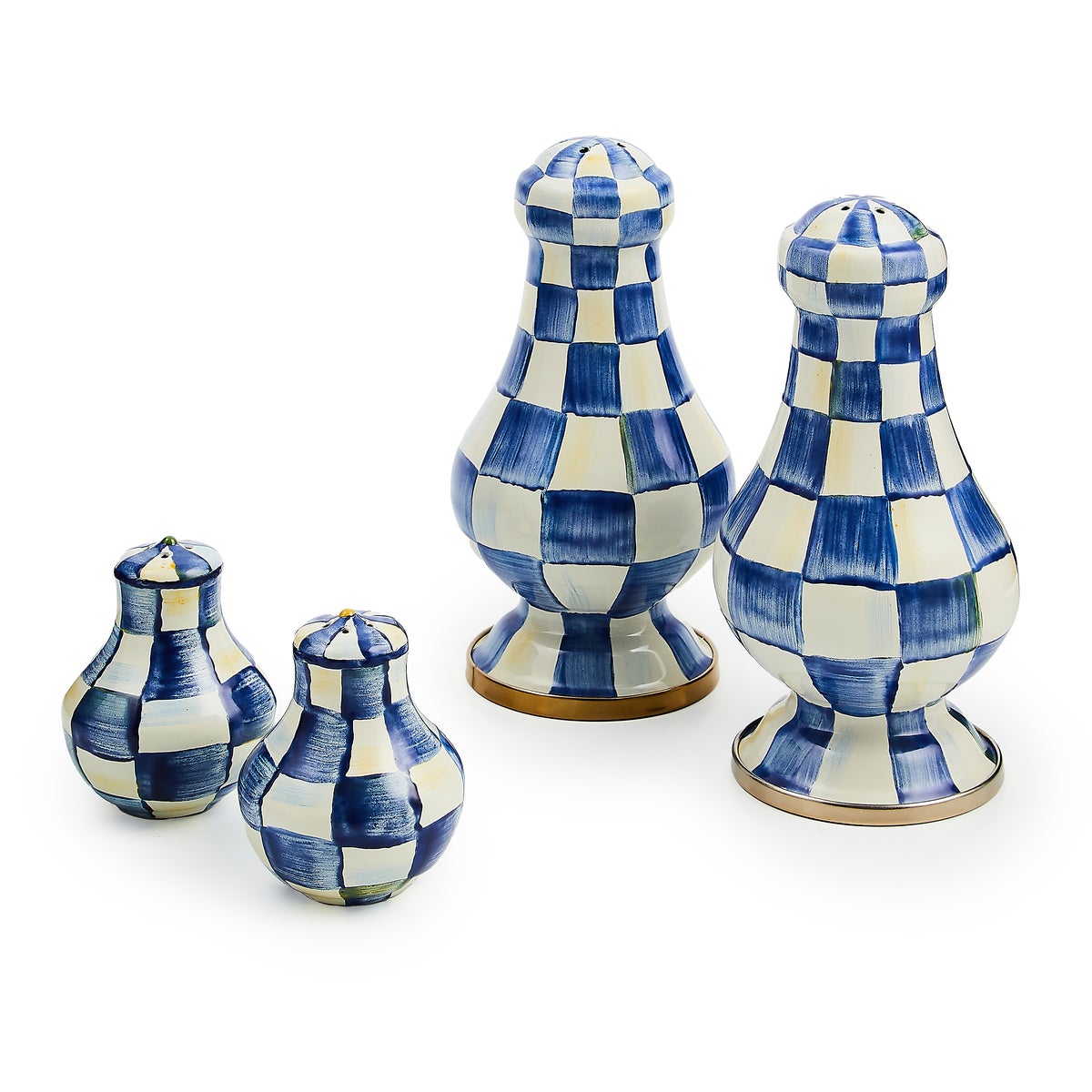 Royal Check Large Salt & Pepper Shakers - Image 3