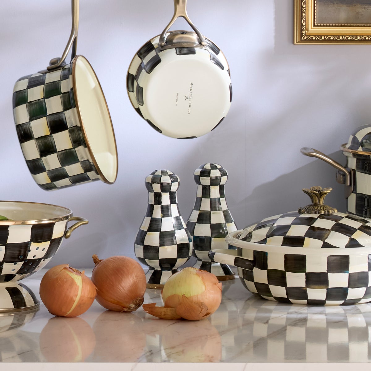 Courtly Check Large Salt & Pepper Shakers - Image 2