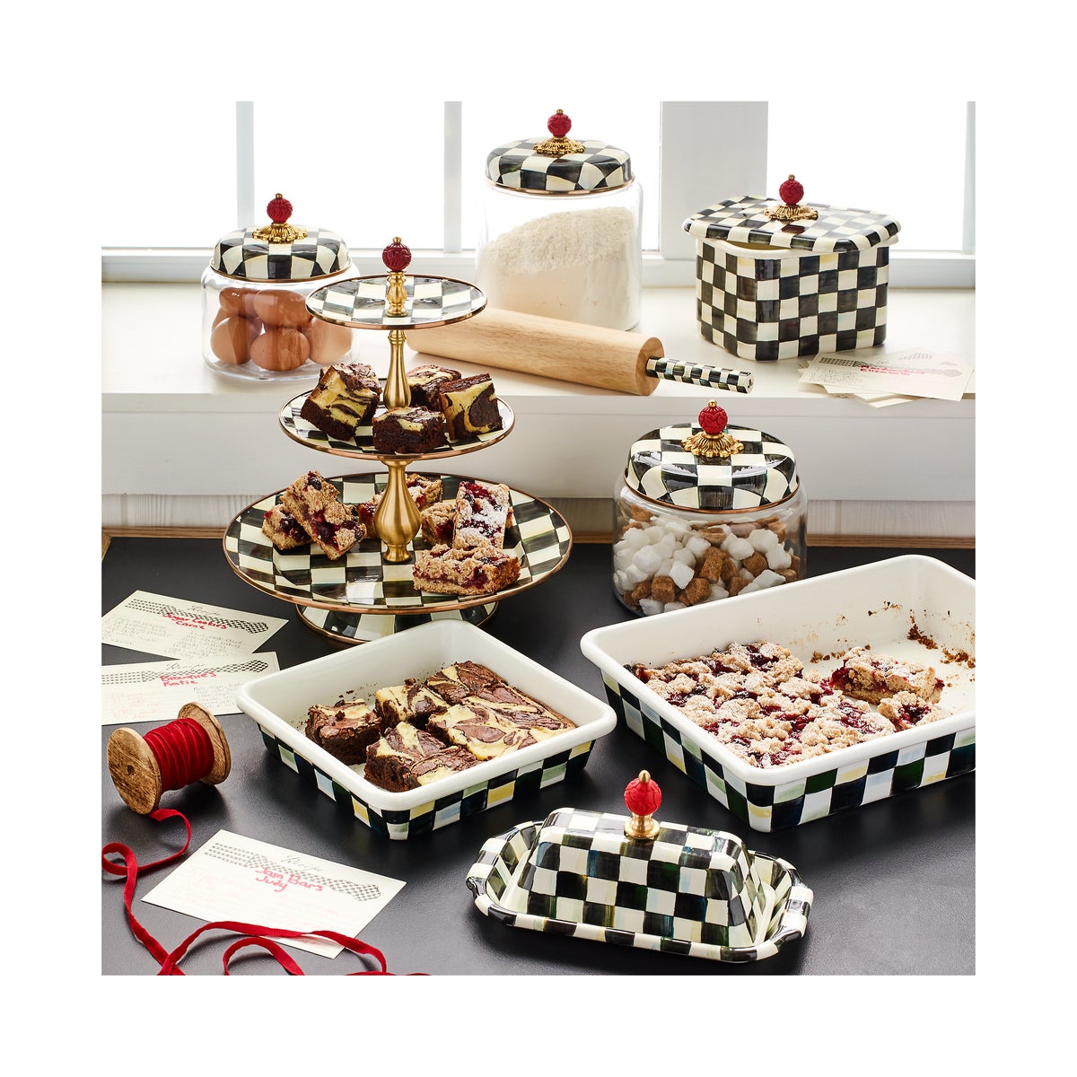 Courtly Check Small Kitchen Canister - Image 2