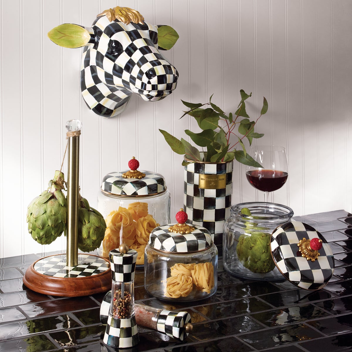 Courtly Check Small Kitchen Canister - Image 8