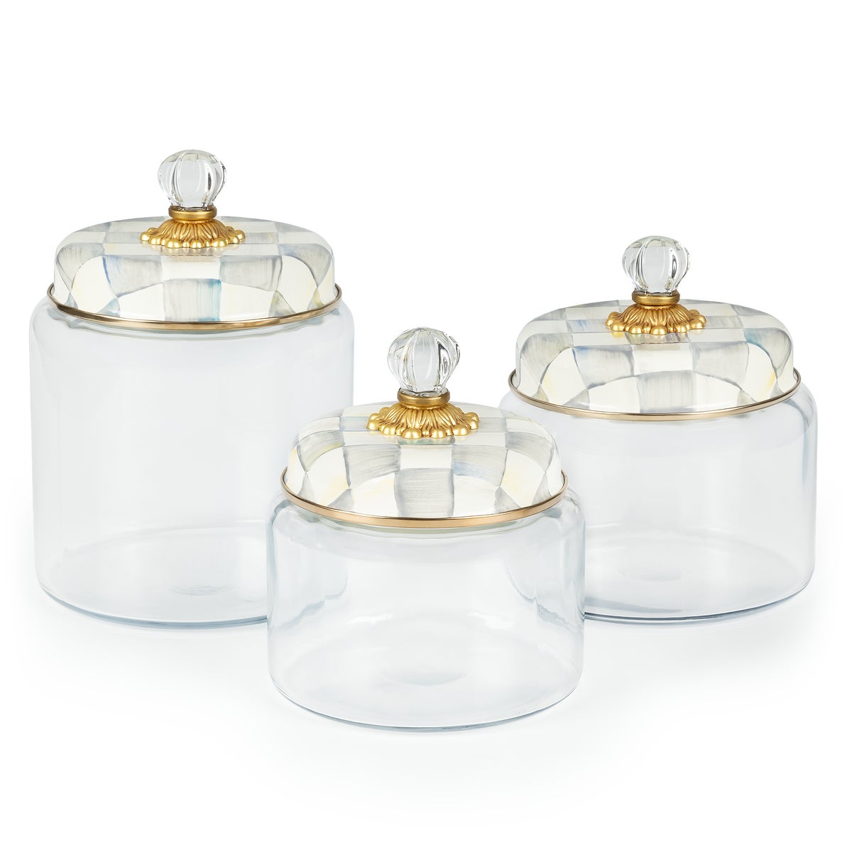 Sterling Check Medium Kitchen Canister - Image 3