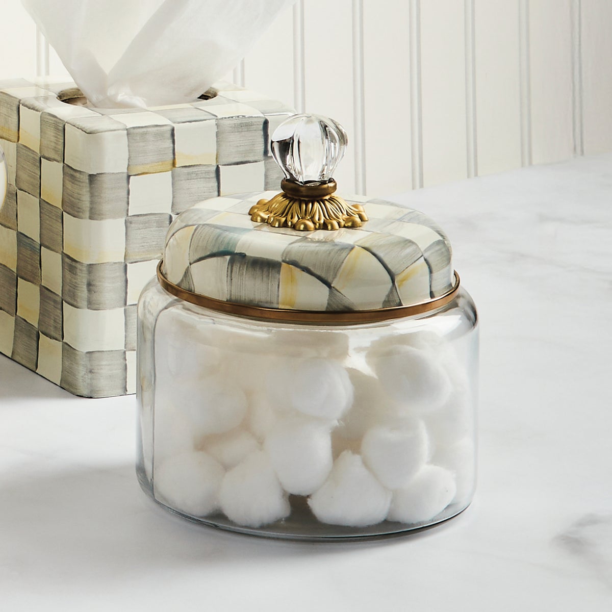 Sterling Check Medium Kitchen Canister - Image 4