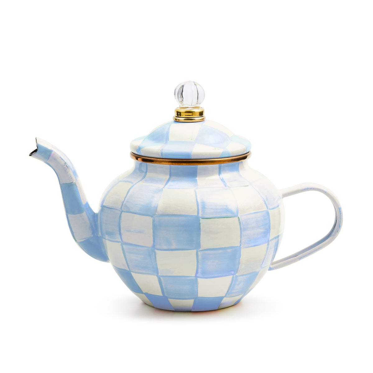 Sky Check 4 Cup Teapot