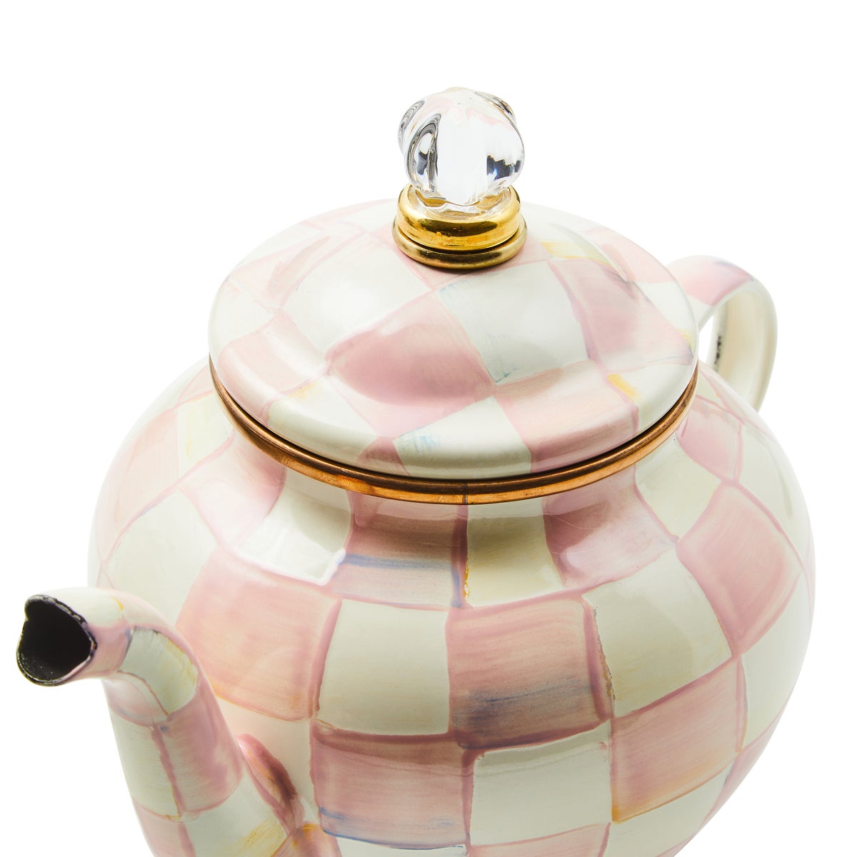 Rosy Check 4 Cup Teapot - Image 4
