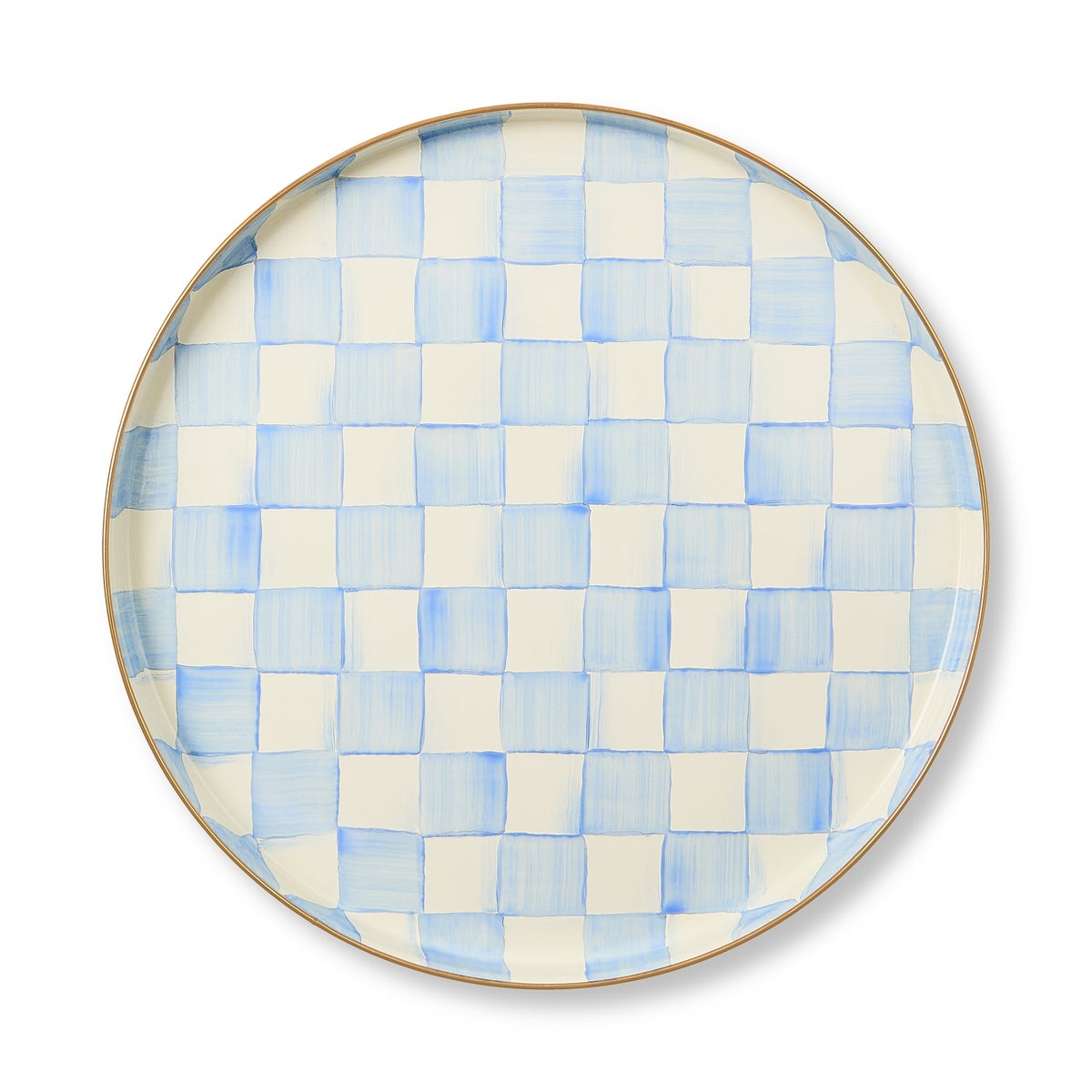 Sky Check Round Tray - Image 3