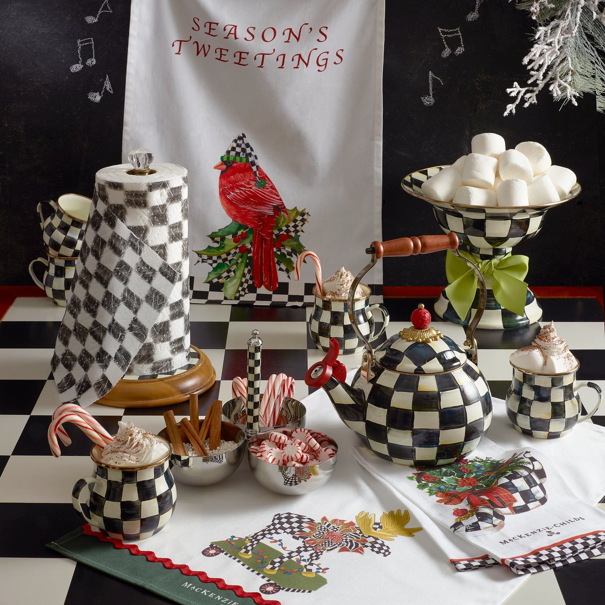 Courtly Check Whistling Tea Kettle - Image 3
