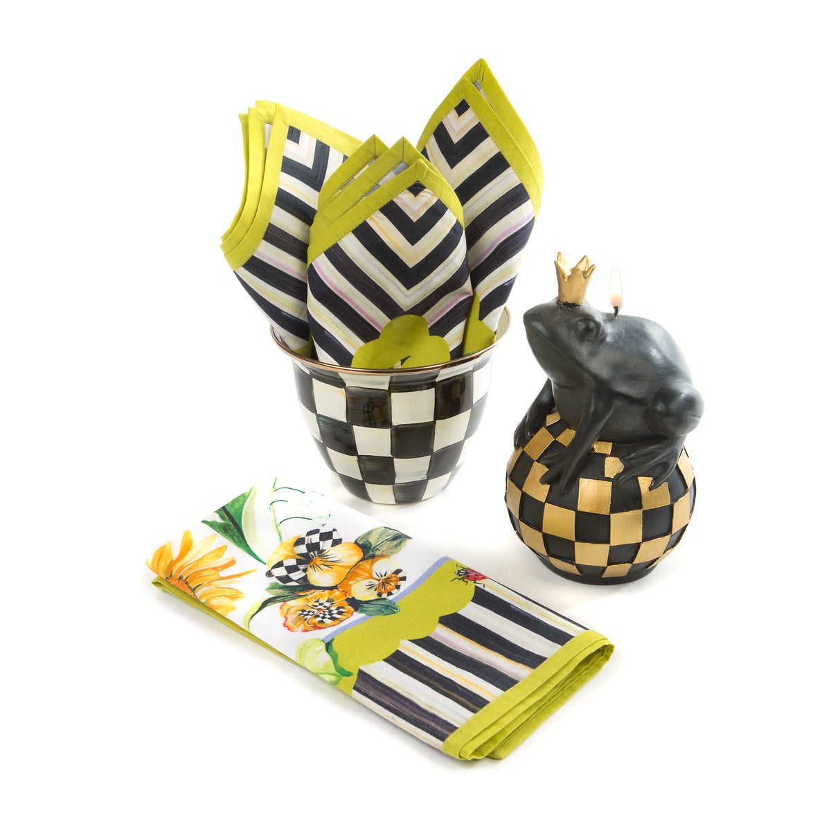 Courtly Check Large Flower Pot - Image 7