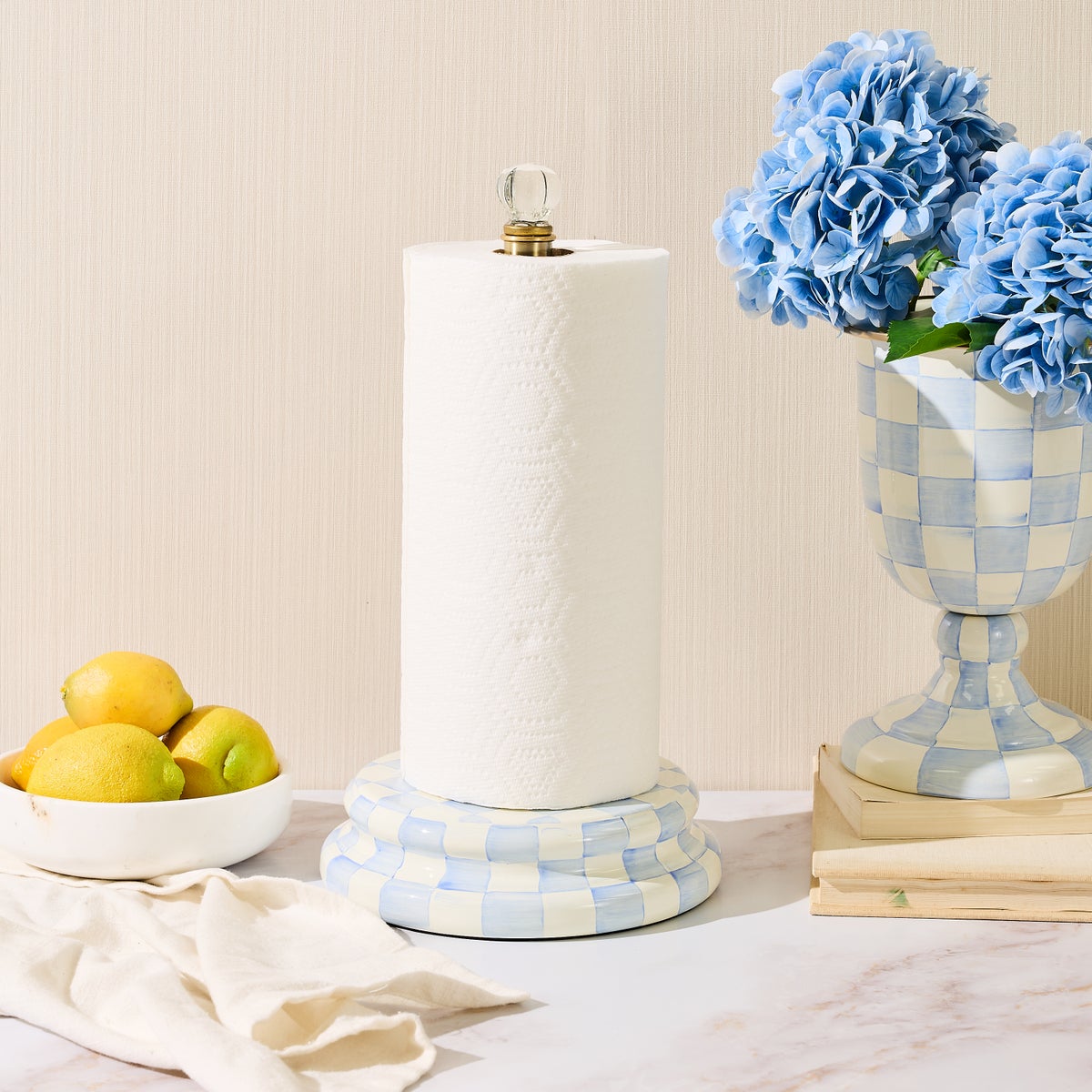 Sky Check Paper Towel Holder - Image 2