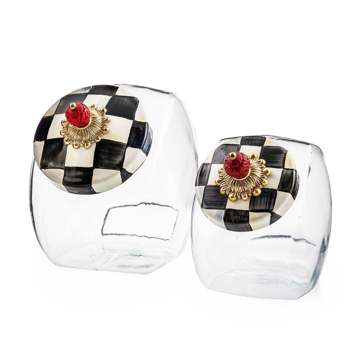 Sweets Jar with Courtly Check Enamel Lid - Image 5