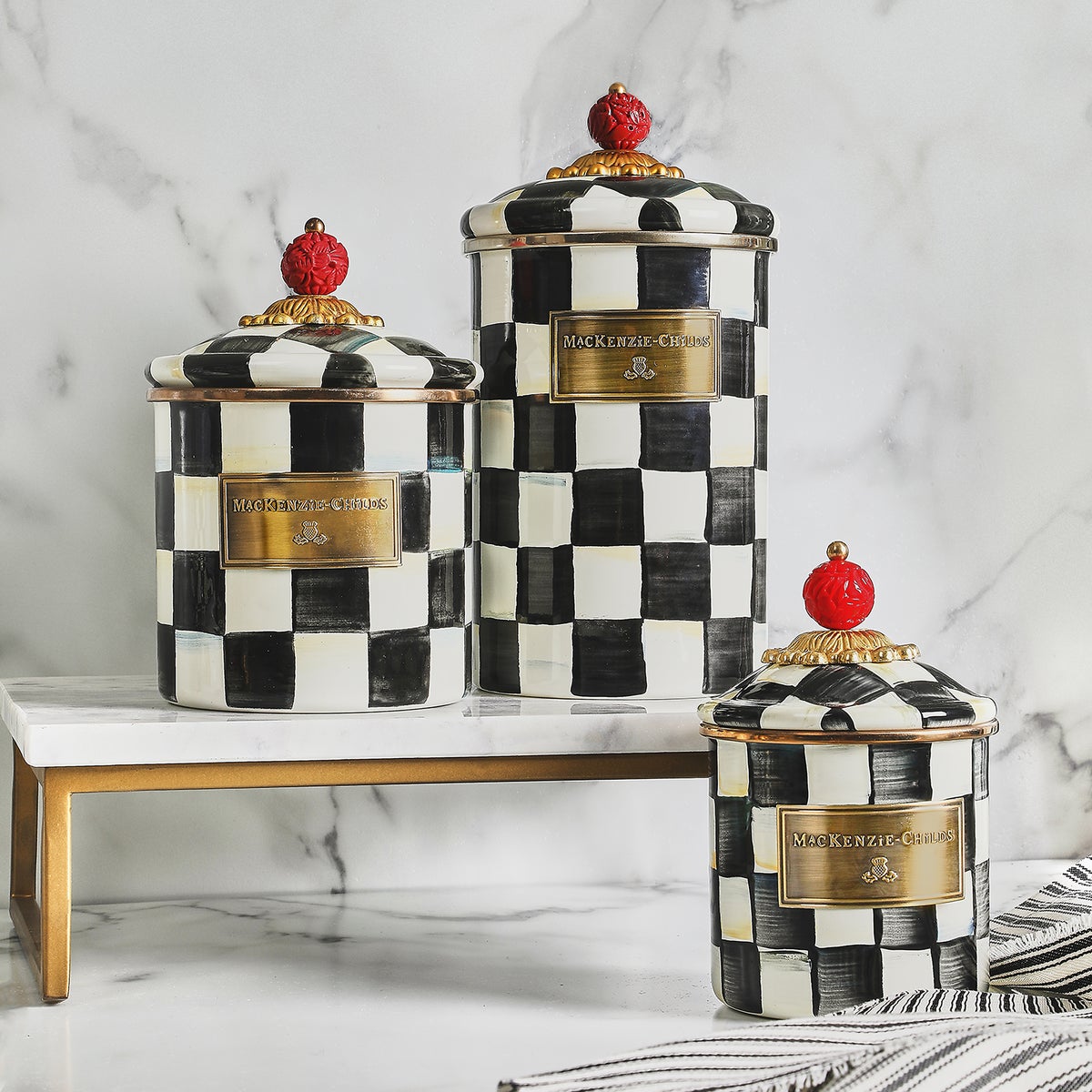 Courtly Check Demi Canister - Image 2