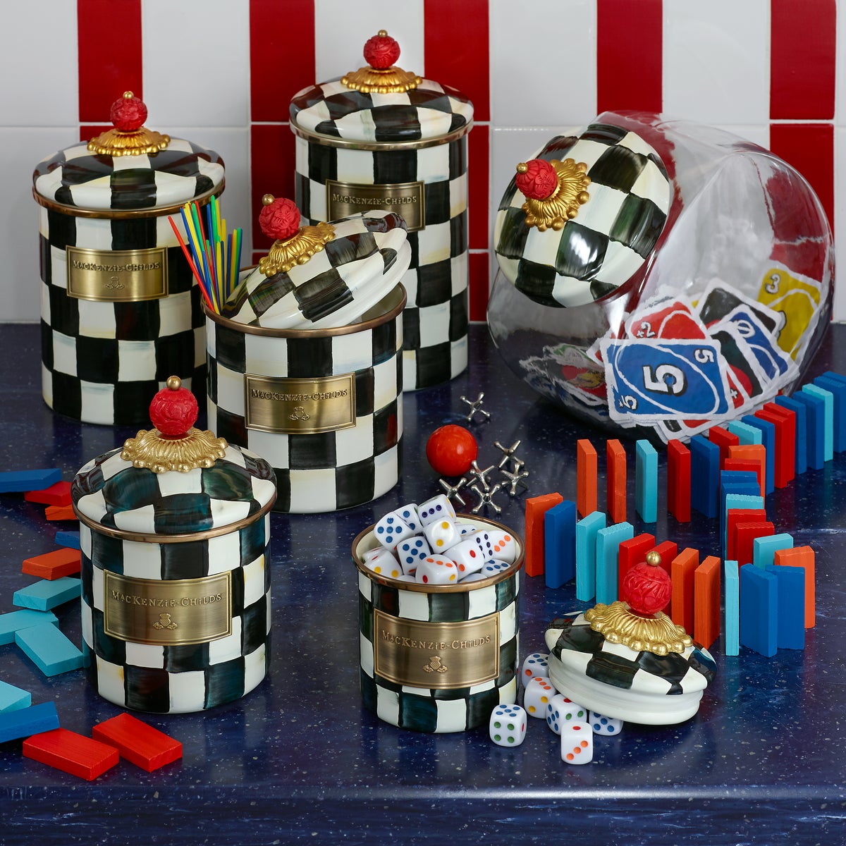 Courtly Check Demi Canister - Image 7