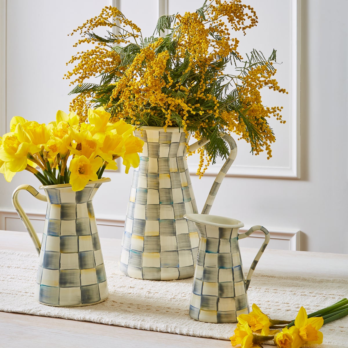 Sterling Check Medium Practical Pitcher - Image 2