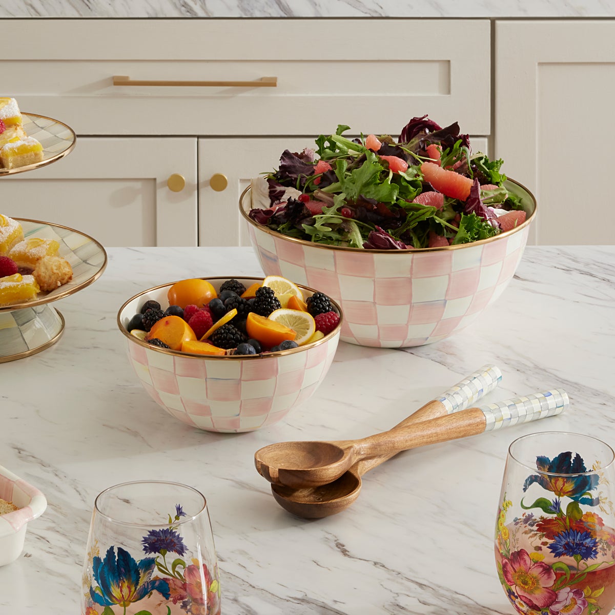 Rosy Check Medium Everyday Bowl - Image 2