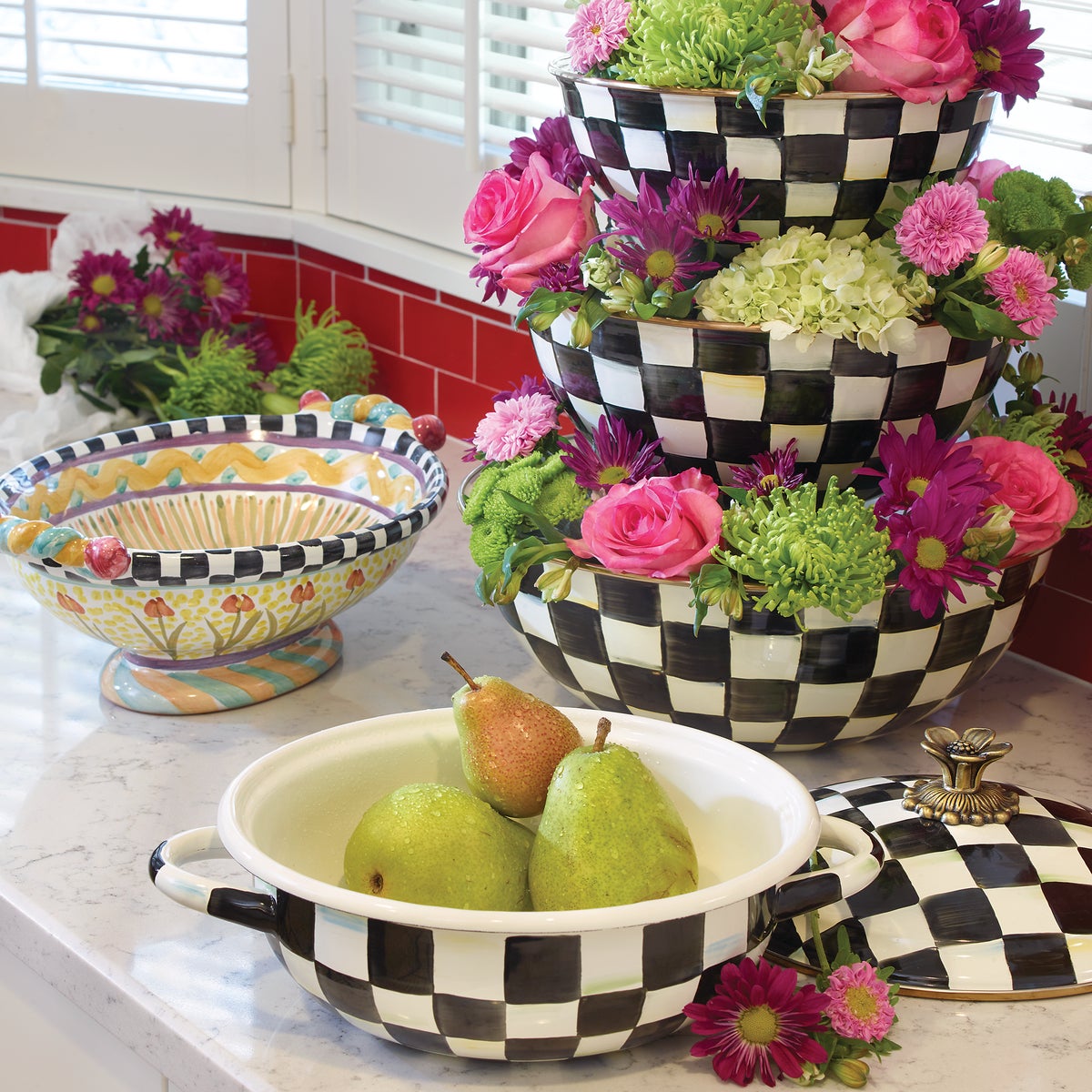 Courtly Check Extra Large Everyday Bowl - Image 2