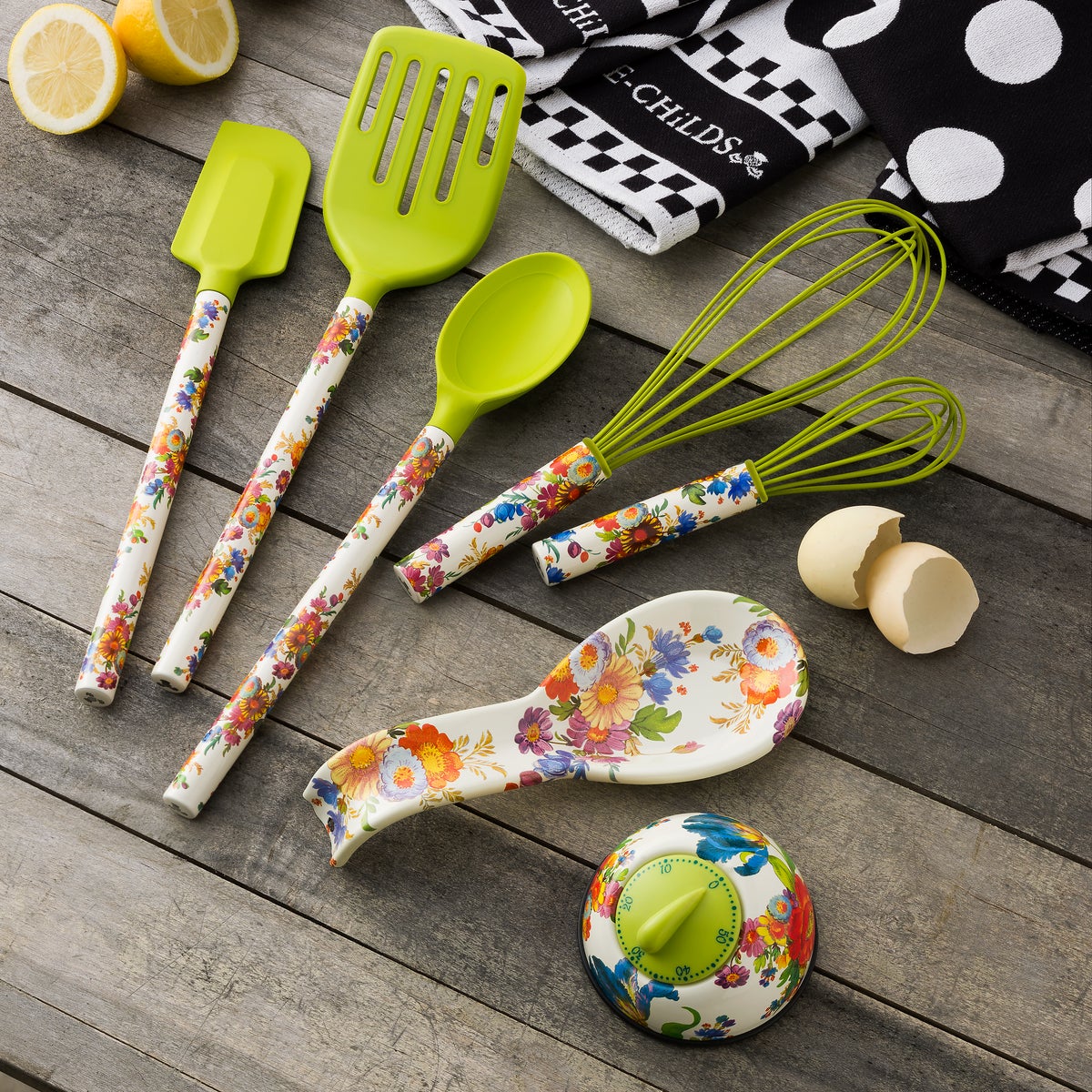 White Flower Market Spoon Rest - Image 2