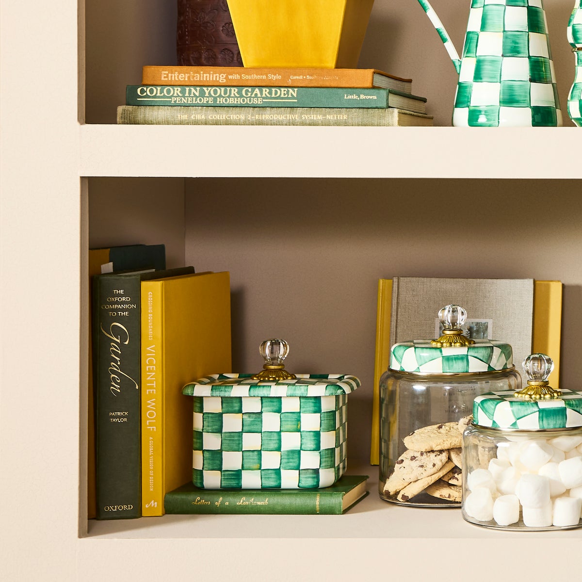 Emerald Check Recipe Box - Image 4